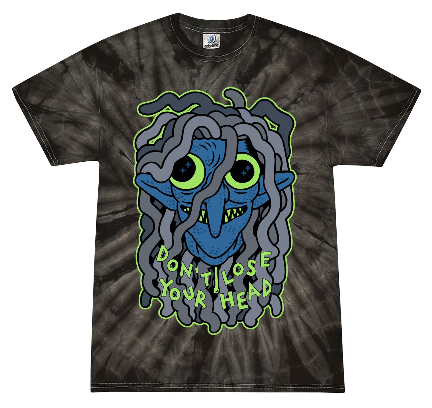 *NEW* AGATHA Don't Lose Your Head T-shirt - Tie Dye
