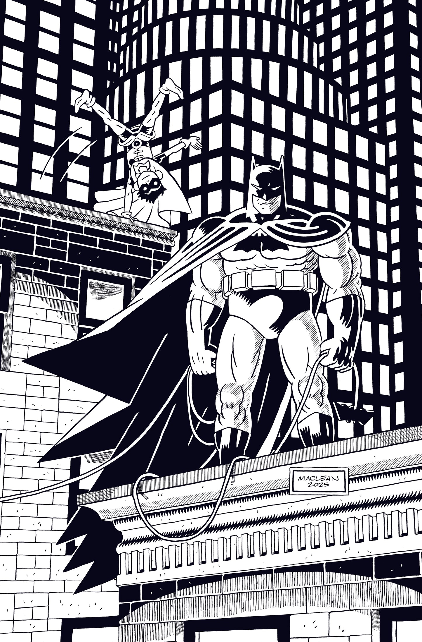 BATMAN and ROBIN: YEAR ONE #8 Cover