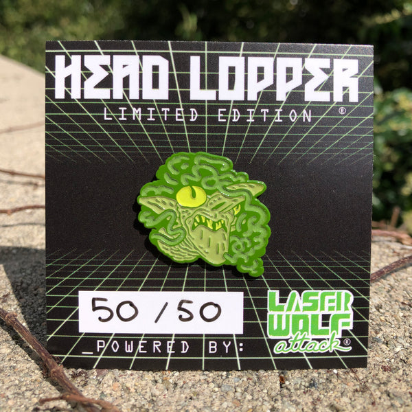 *LIMITED* AGATHA GREEN MAGIC Glow In The Dark Pin Laser Wolf Attack