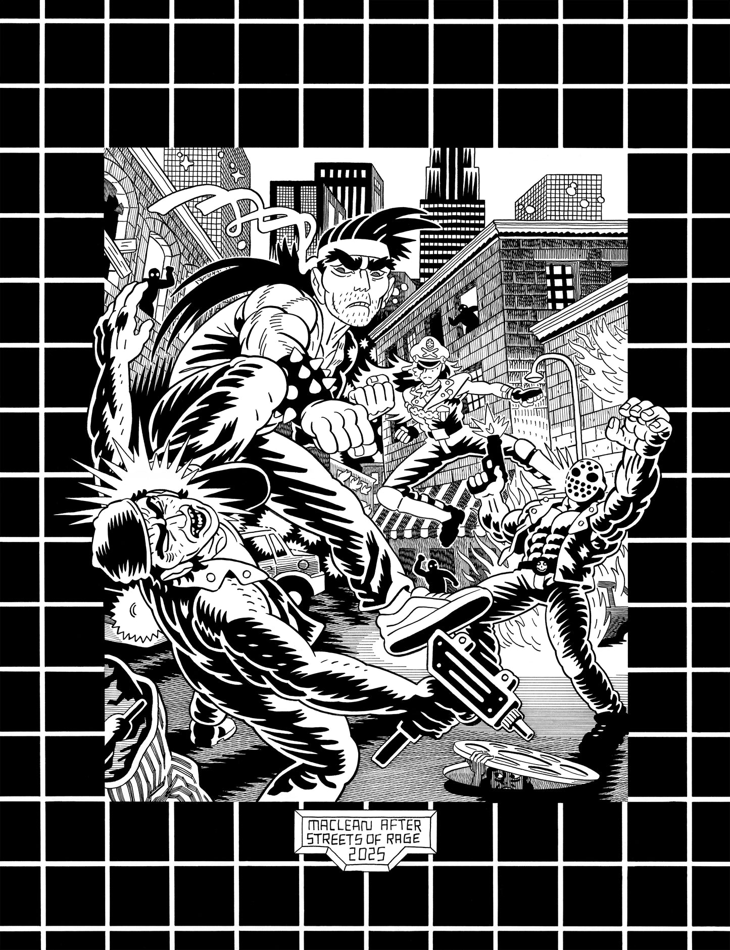 DEATH FIGHT FOREVER #3 Cover Art