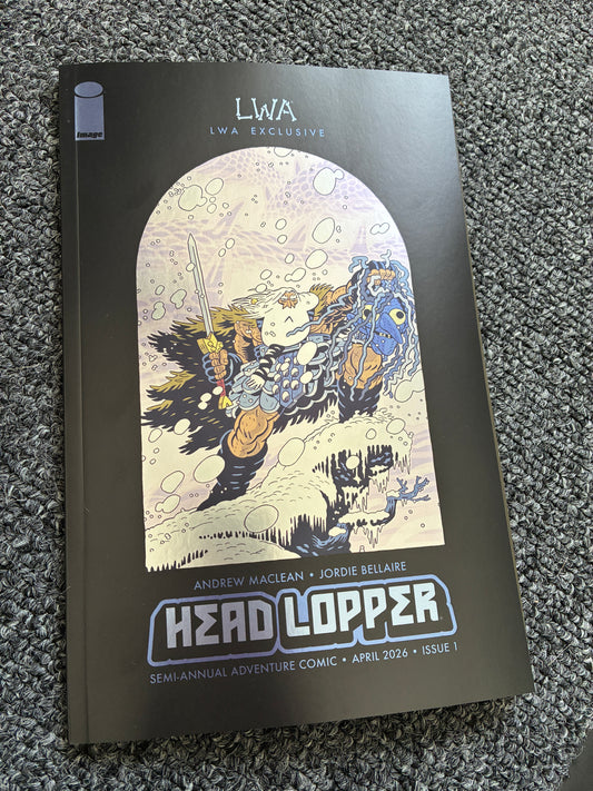 HEAD LOPPER #1 (2026): Exclusive Laser Wolf Attack Foil Variant