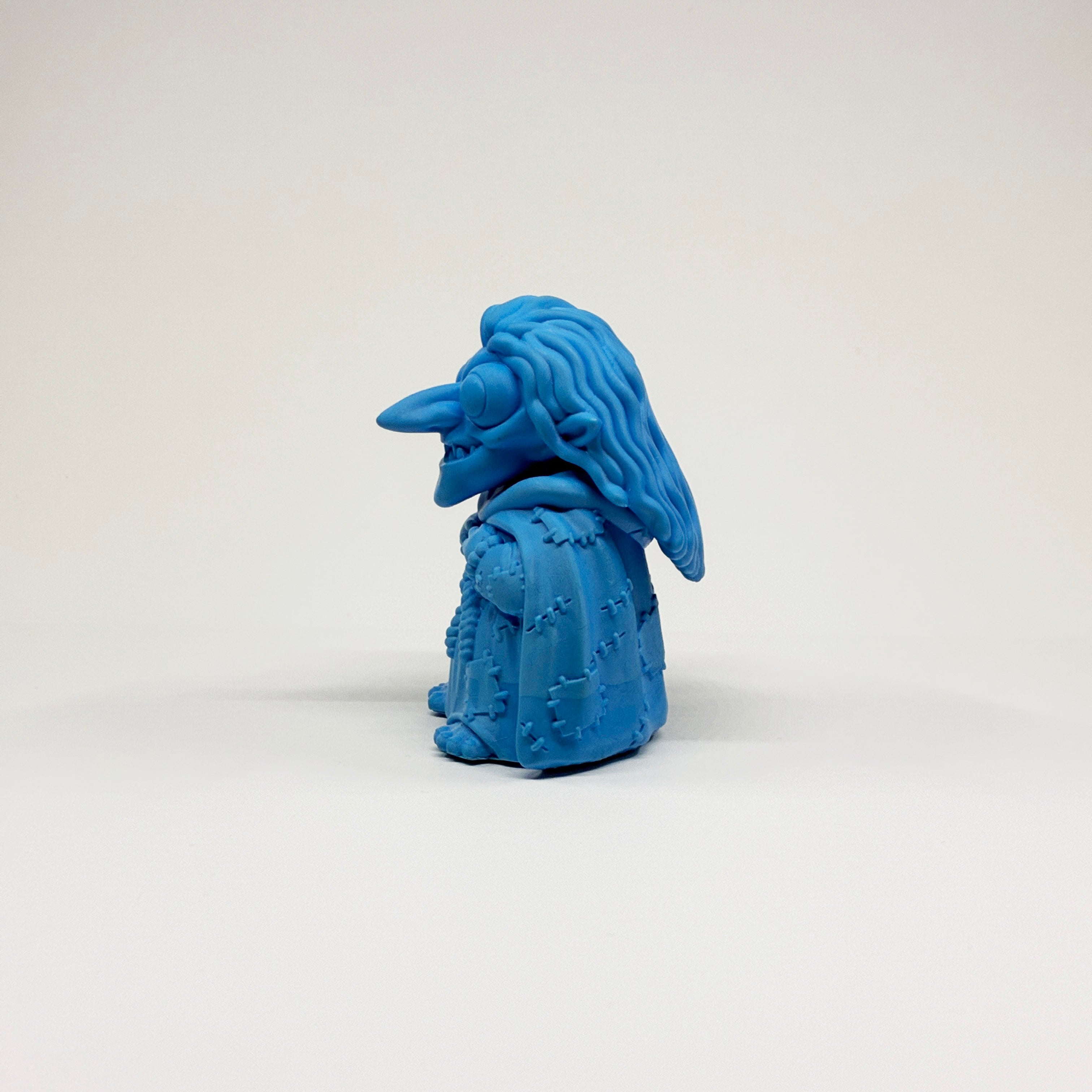 BRAINS Karolina blue青い顔の置物オブジェ Head Poppin' AGATHA Toy – Laser Wolf Attack