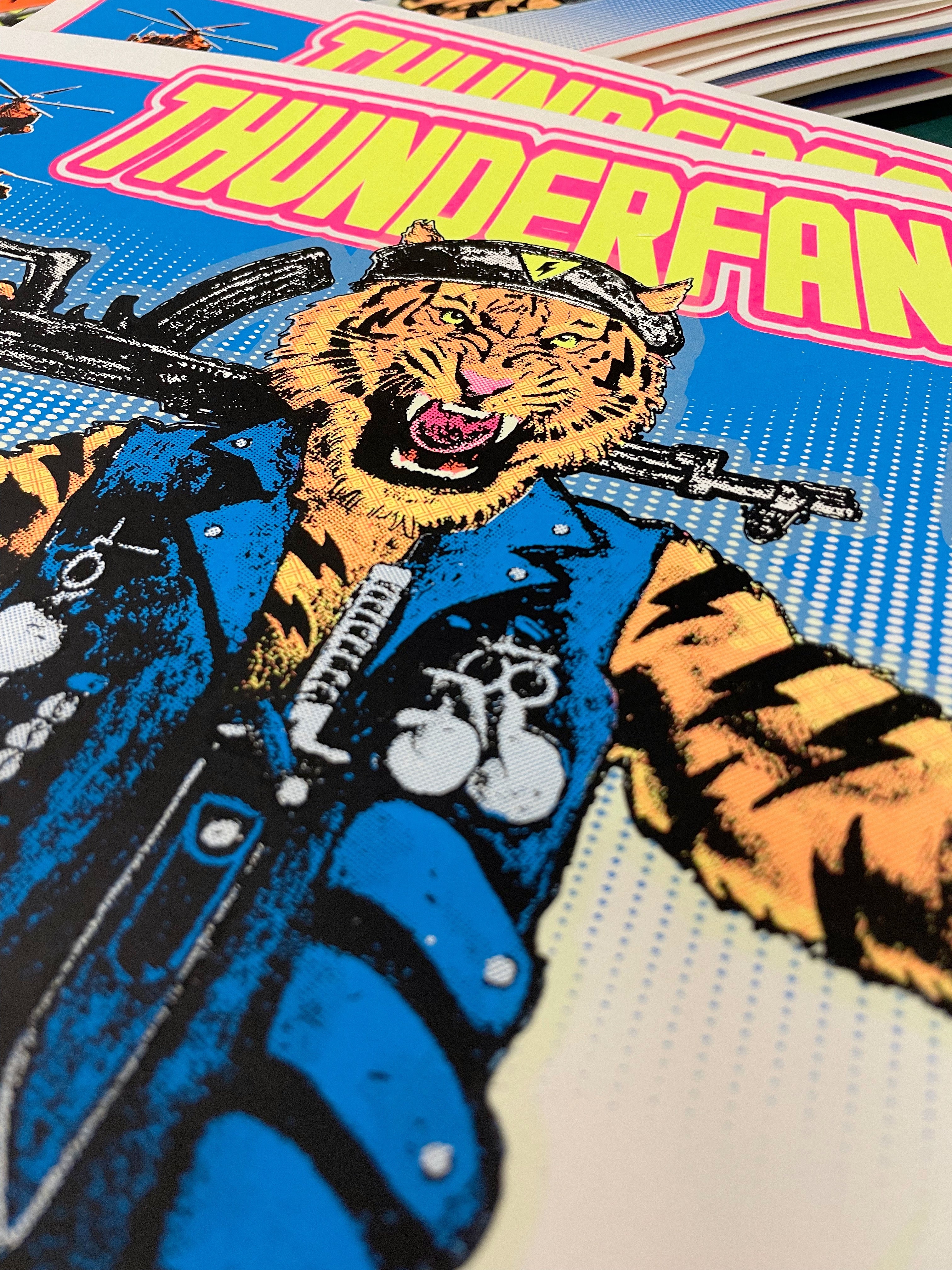 LWA x Blacksmith Press - THUNDERFANG BLACKLIGHT & GID POSTER