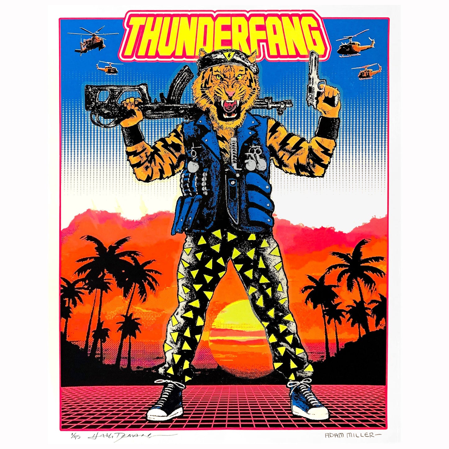 LWA x Blacksmith Press - THUNDERFANG BLACKLIGHT & GID POSTER