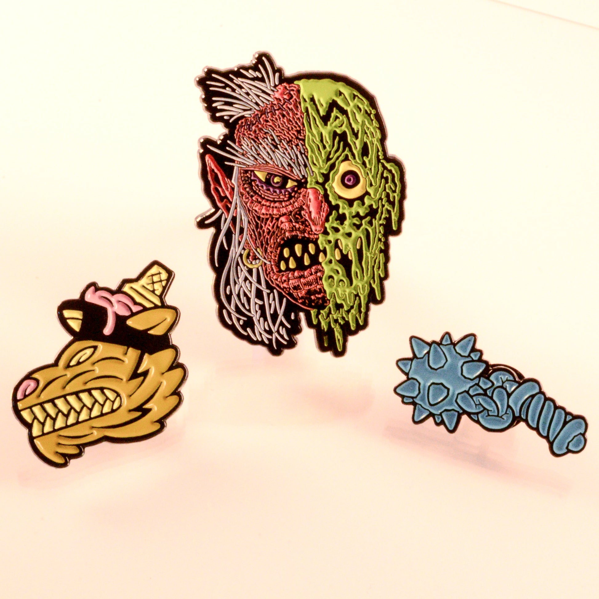DRIPPY WITCH Pin - Limited Edition & Glows! - Laser Wolf Attack