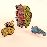 DRIPPY WITCH Pin - Limited Edition & Glows! - Laser Wolf Attack