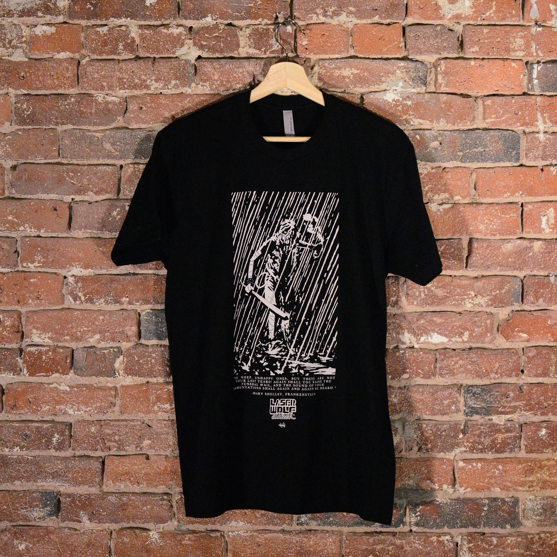 FRANKENSTEIN T-shirt - Laser Wolf Attack