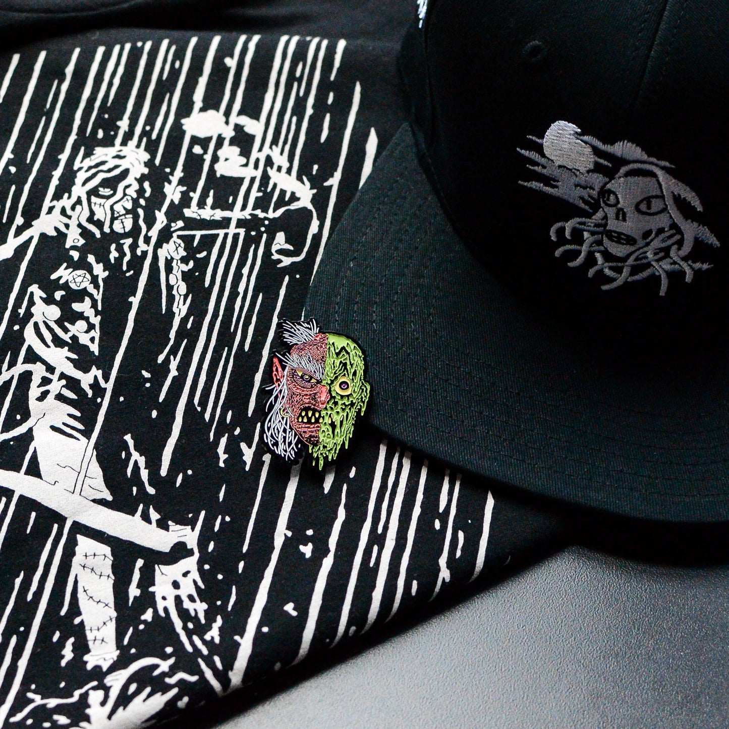 DRIPPY WITCH Pin - Limited Edition & Glows! - Laser Wolf Attack