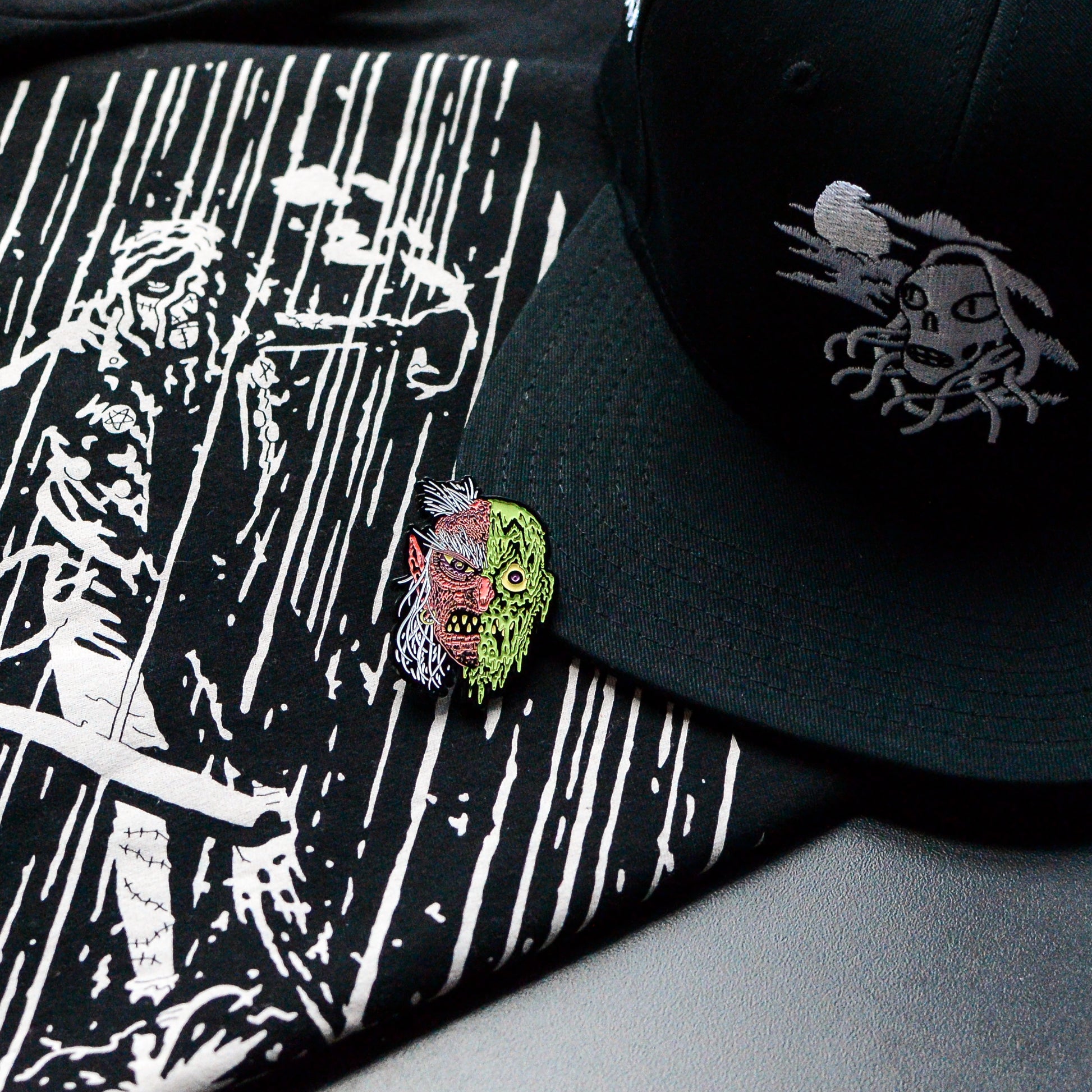 DRIPPY WITCH Pin - Limited Edition & Glows! - Laser Wolf Attack