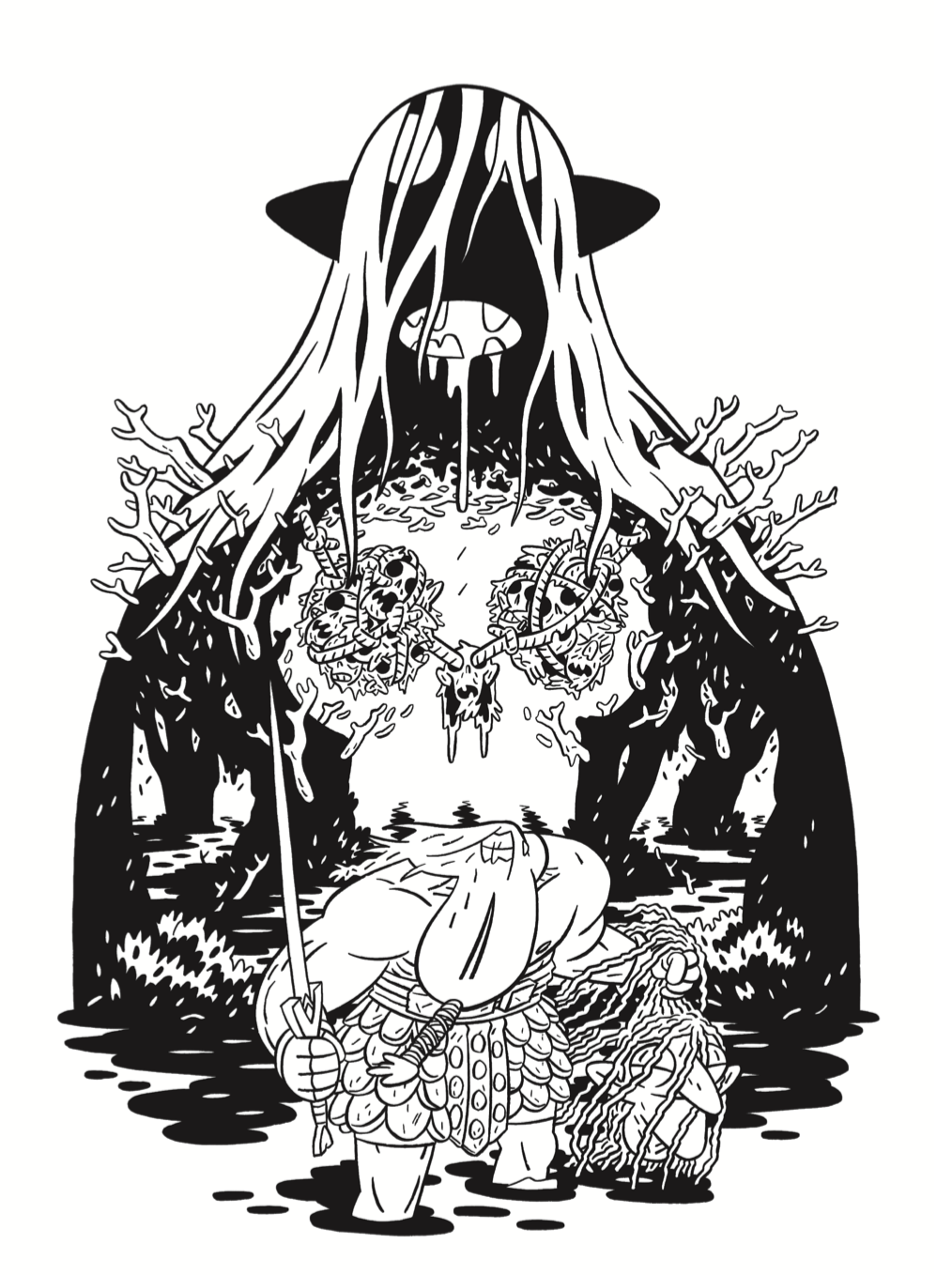 ART BOOK 2019 - Head Lopper Covers in B&W