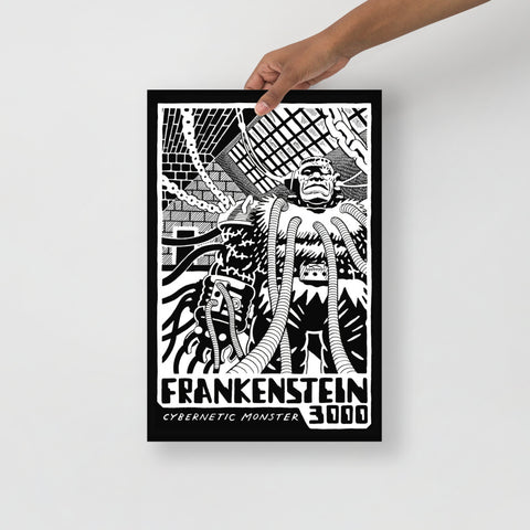 FRANKENSTEIN 3000 12"x18" Poster