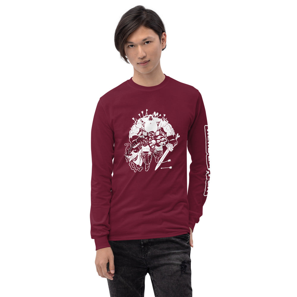 HEAD LOPPER Long Sleeve T-shirt – Laser Wolf Attack