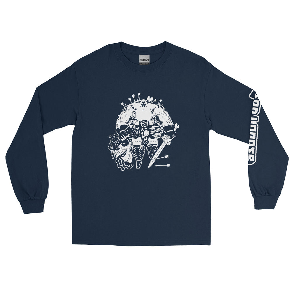 HEAD LOPPER Long Sleeve T-shirt – Laser Wolf Attack